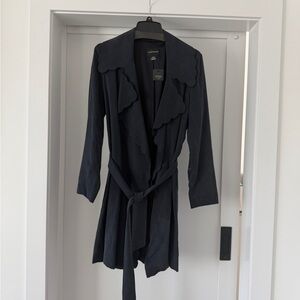 Club Monaco Navy Trench Coat